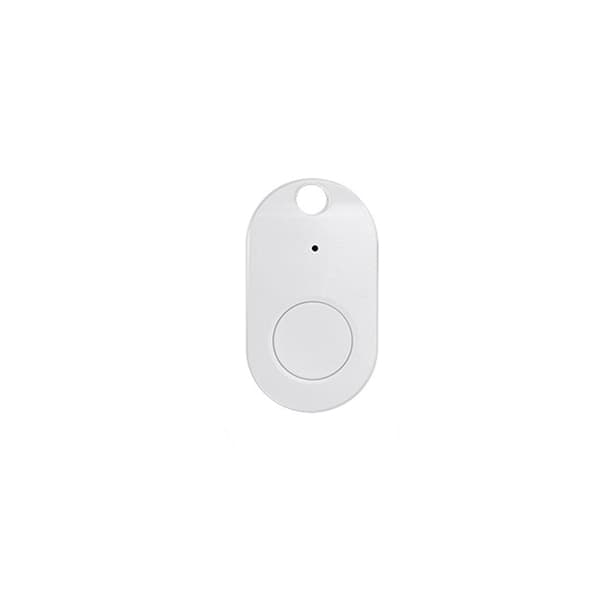 Skjoldformet Anti-Tab Enhed - Nøglefinder Locator White White