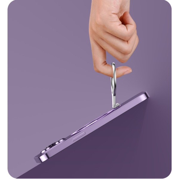 Magnetisk mobilringhållare för iPhone 12/13/14 MagSafe Svart