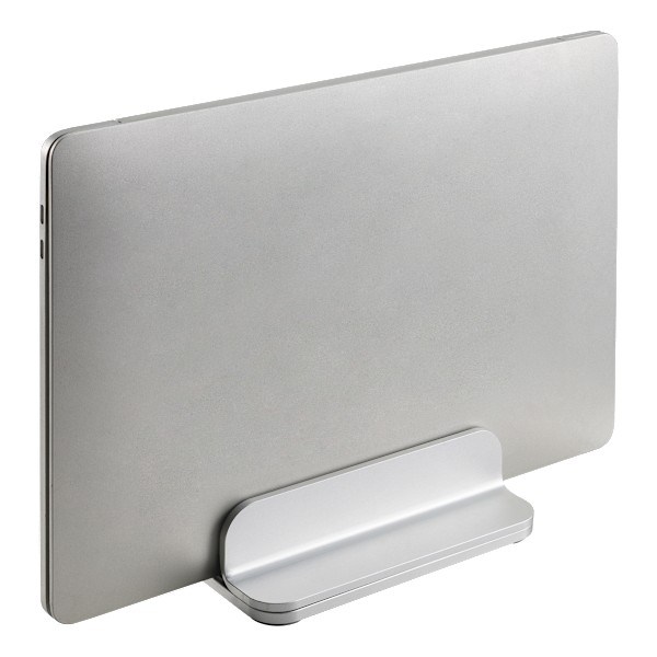 Adjustable vertical laptop holder, 5kg, alumimnum