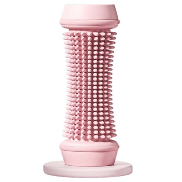 Fodmassage Rulle til Plantar Lindring — Bløde Gummi Triggerpunkter, Skridsikker, Vaskbar ABS Pink Pink