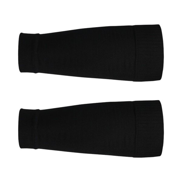 Fotboll Compression Ben Sleeves Anti-shake för vuxna Svart