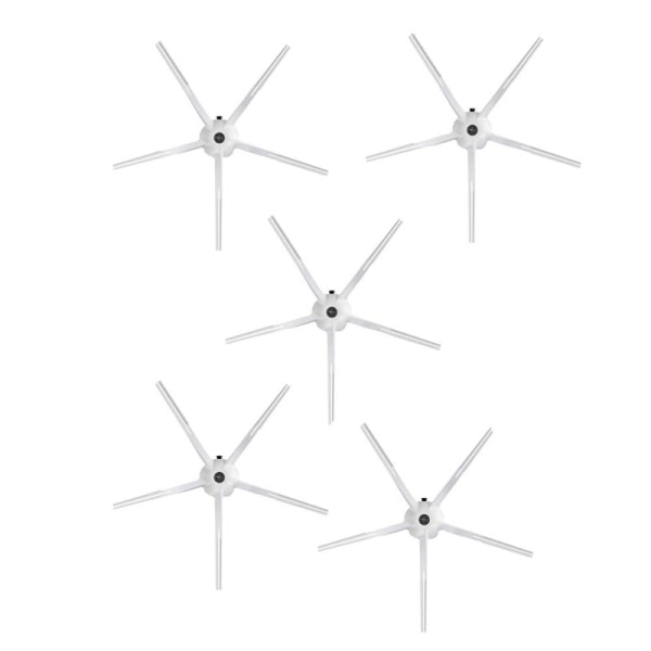 Ersättningssidoborstar till Xiaomi Roborock S5/S6/T6/E2/E35 Vit 5-Pack