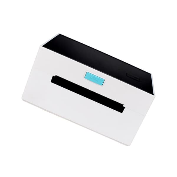 Direkttermisk etikettskrivare med USB, Bluetooth, WiFi och stativ – 160 mm/s, 203 dpi för etiketter, streckkoder och QR-koder