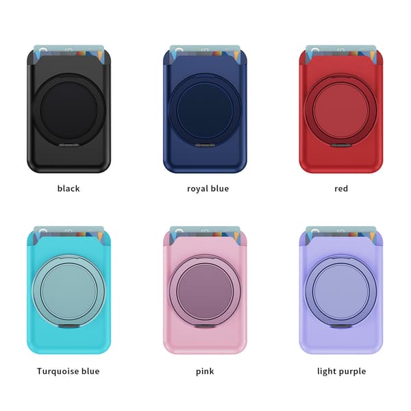 Magnetisk kortholder med 360° roterende støttefod Blue Blue