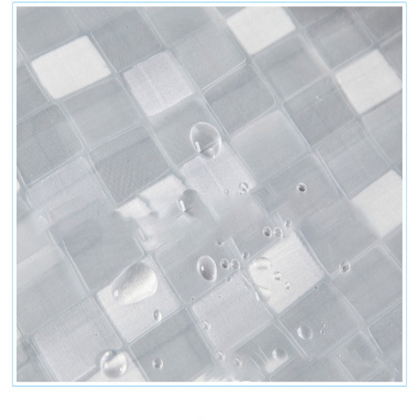 PVC Duschdraperi - Mosaikdesign S