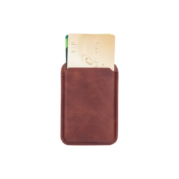 Magneettinen Korttitasku Ruskea iPhone 12
