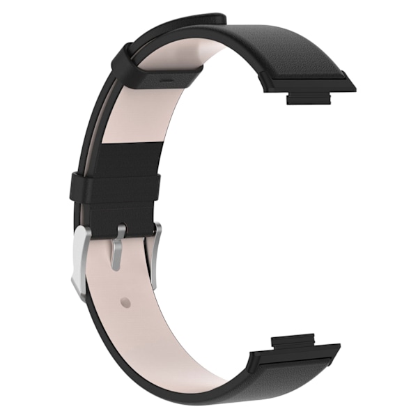 Äkta läder klockarmband för Redmi 4 Svart