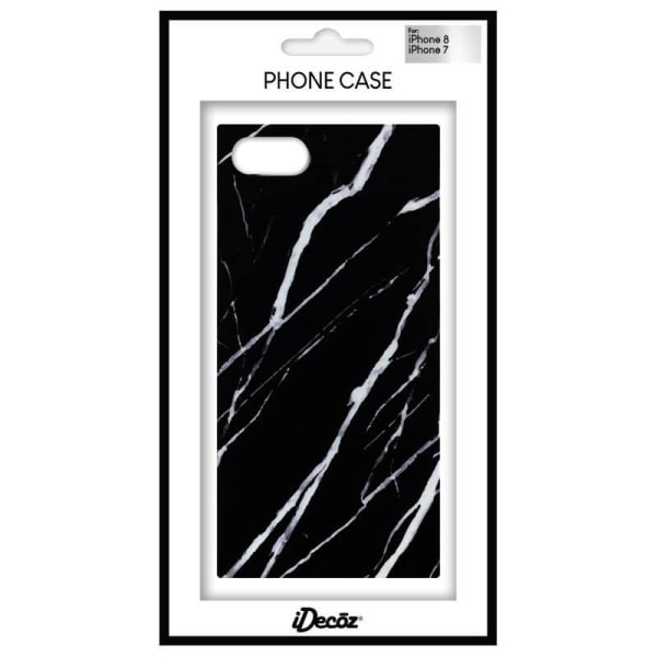 IDECOZ Mobilskal Svart Marble iPhone 8/7