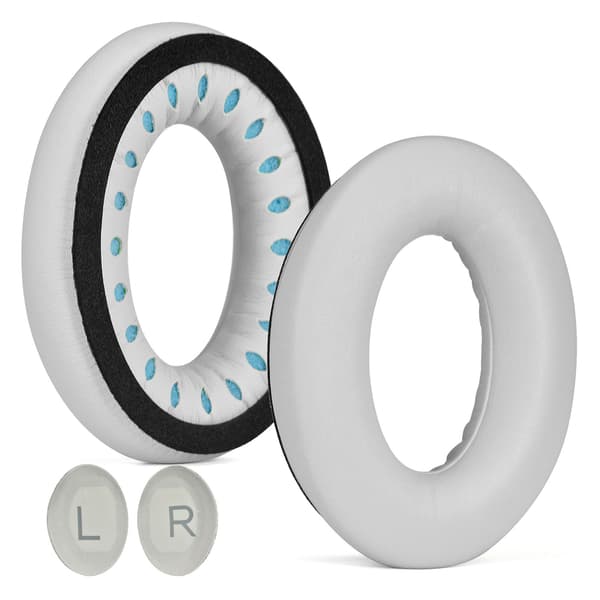 Ersättande Öronkuddar för Bose QC45 QC35 White White