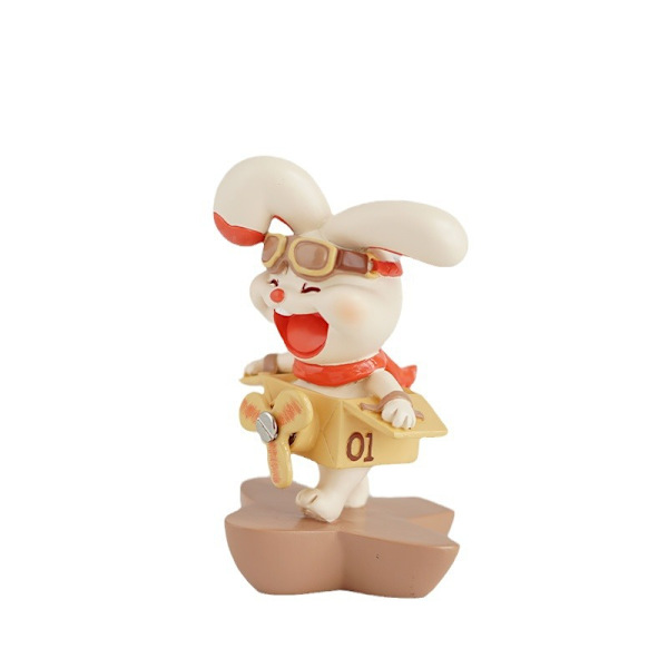 Resin Bunny Figurine