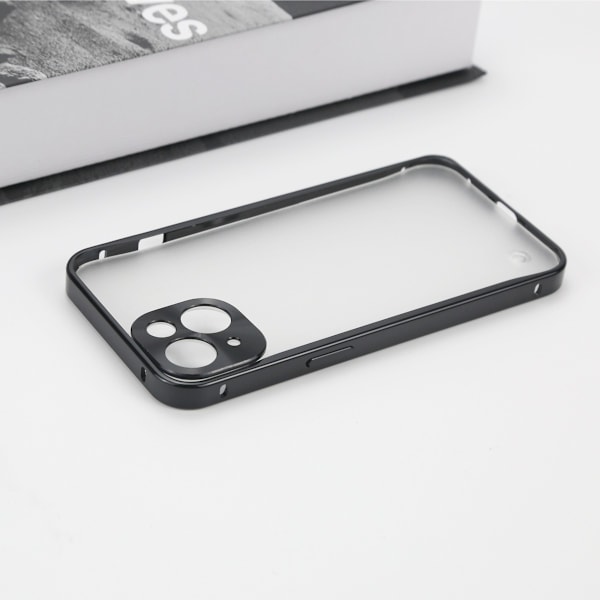 Aluminiumslegeringsramme til iPhone 14 Black Black