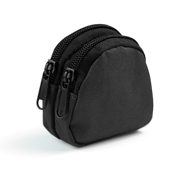 Canvas Bluetooth Hörlursfodral - Kompakt Kamouflagepåse Svart