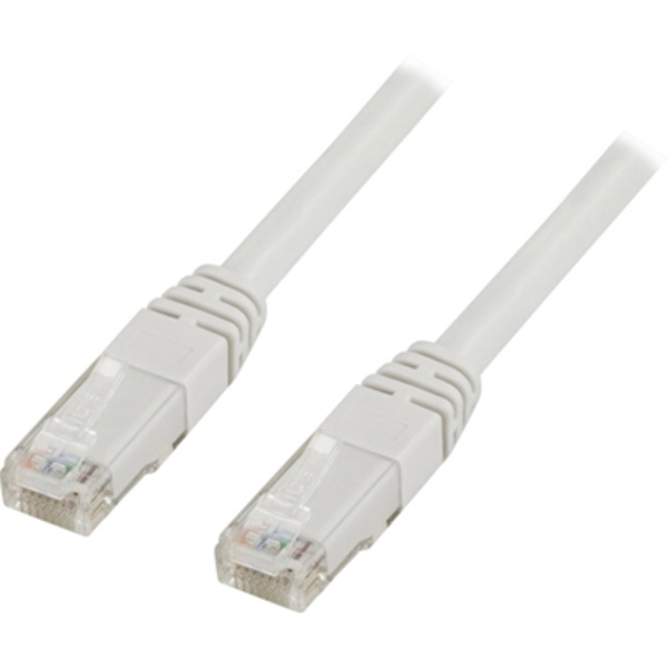 U/UTP Cat6 patch cable 35m 250MHz Delta certified white