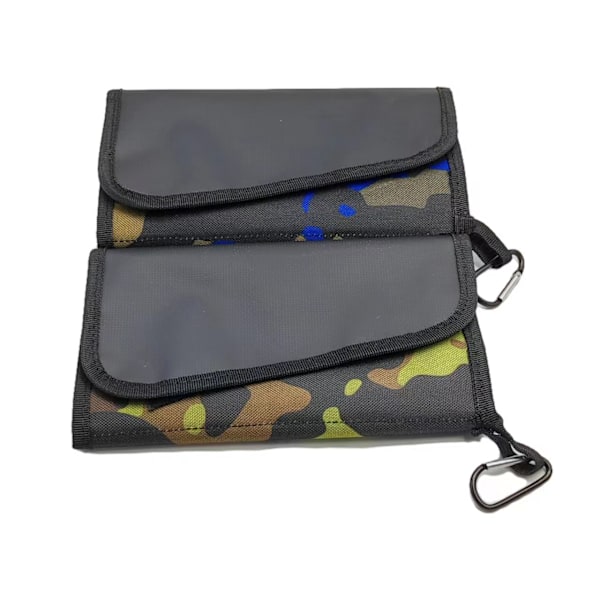 Camouflage Blå Fiske Lokke Taske - Grej Opbevaring til Lokker og Agn Blå