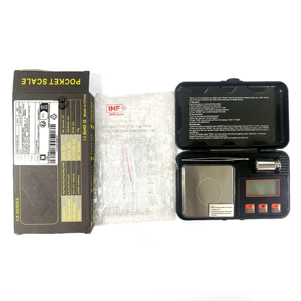 Hög Precision 50g/0.001g Digital Milligram Smyckesvåg