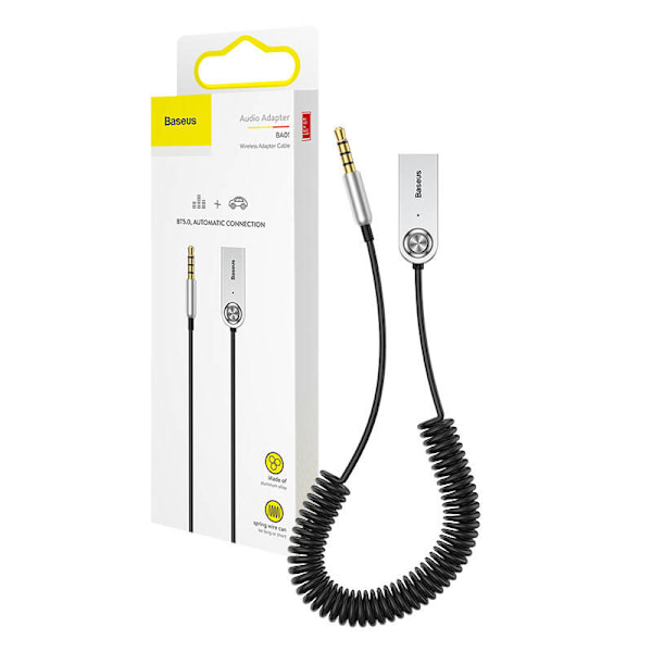 Baseus USB Audio Adapter Bluetooth 5.0 , AUX - Svart