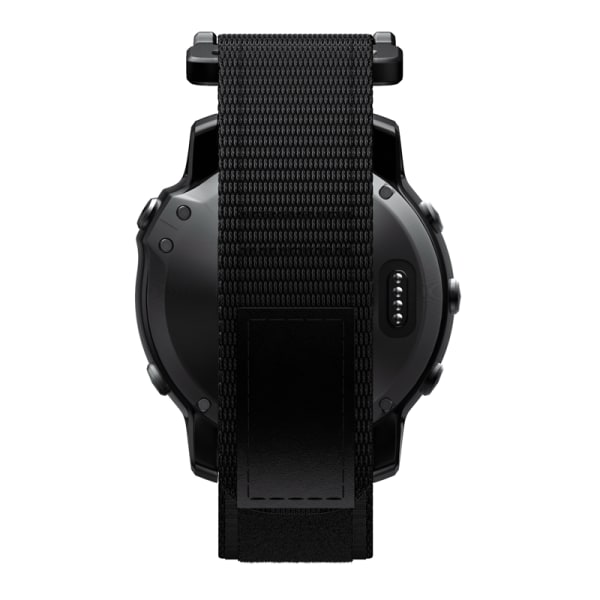 INF 22 mm Klockarmband till Garmin Fenix 5/6/7 Forerunner Approach Svart