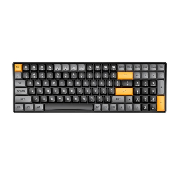 Aigo A100 trådløst mekanisk tastatur (sort)