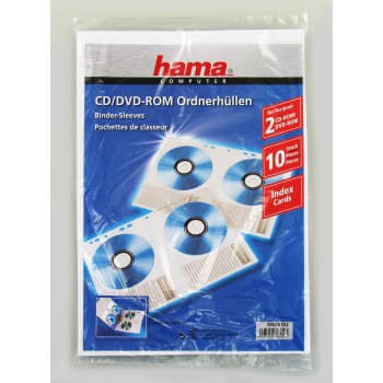HAMA CD/DVD Förvaring för Pärm A4