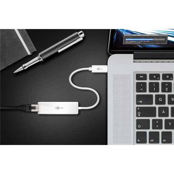 USB-C™ Ethernet-adapter, vit