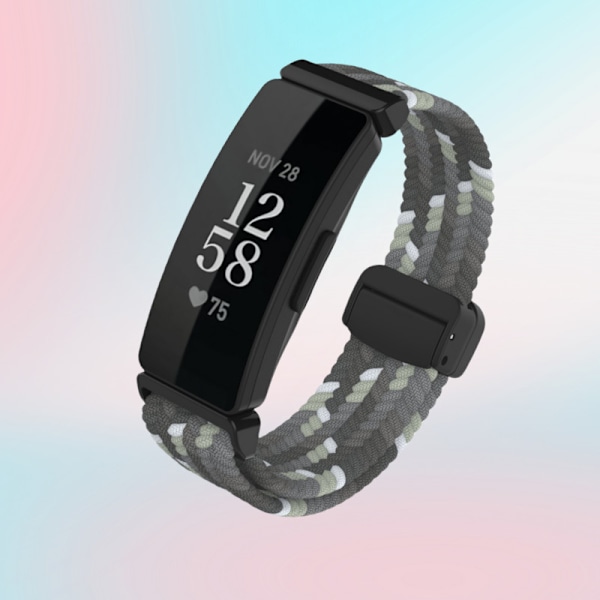 Nylon urrem til Fitbit Inspire 3 Multicolor3 Multicolor3