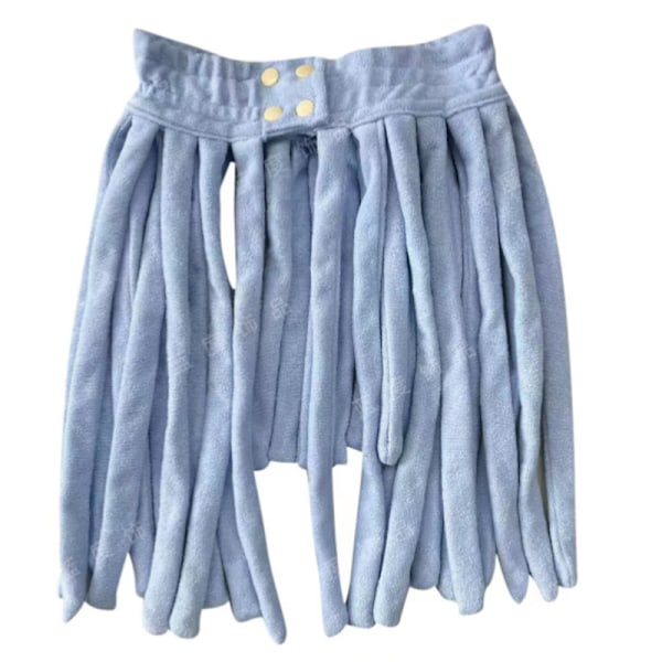 Hurtigt\u00f8rrende h\u00e5rhandkl\u00e6de turban til kr\u00f8llet h\u00e5r Blå