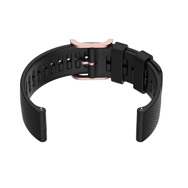 Silikoninen kellonranneke POLAR Pacer/Ignite/Vantage M2 -kellolle Musta 22 mm