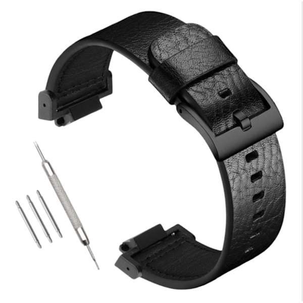Aito nahkaranneke Casio G-SHOCK DW-5600/GWB5600/GA-2100 Musta + musta