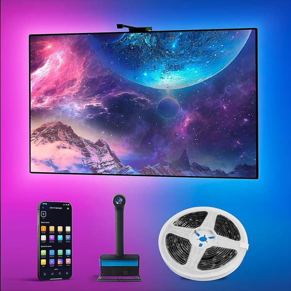 5M LED TV Baggrundsbelysningsstrip med USB og TV-controller