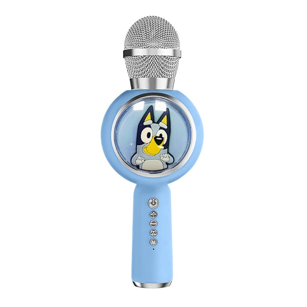 BLUEY Karaoke Mic Pop Sing LED-valolla