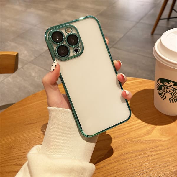 Telefonfodral med linsskydd Green iPhone 14 Pro Max Green