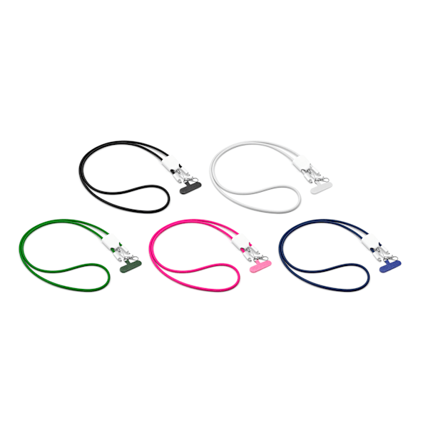 4-i-1 snabbladdande lanyard-datakabel Blå