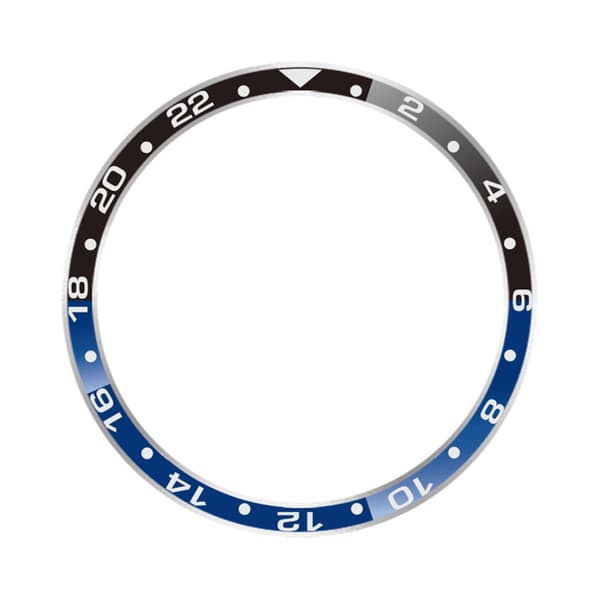 Stilfuld Bezel til Xiaomi Watch S3/S4 Blue+Black Blue+Black