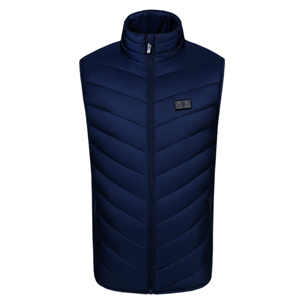 Vintervarmevest 9 varmezoner dobbeltstyring 4XL 4XL