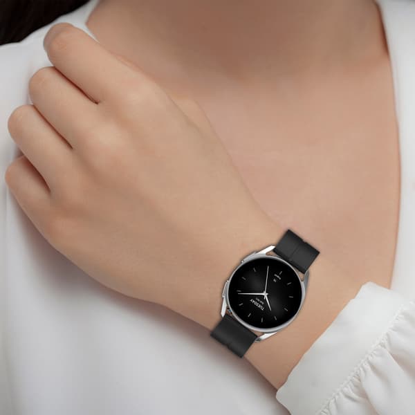 Vaihde silikonikellon ranneke Haylou kelloon 22mm Black Black