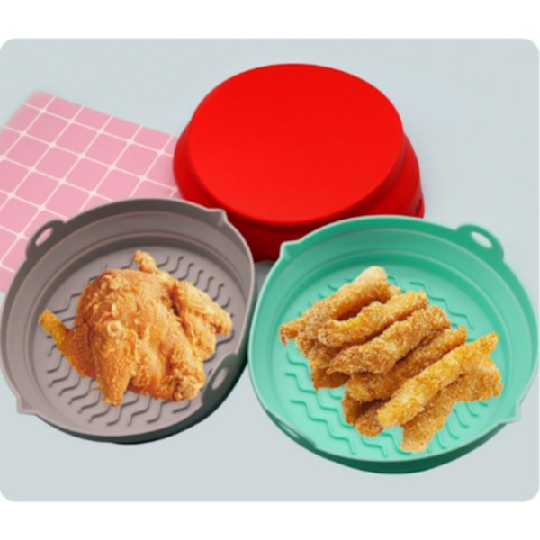 Silikoninsats till airfryer, för fyrkantiga korgar