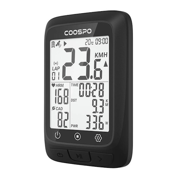 Pyörätietokone Coospo BC107, joka on yhteensopiva z:n kanssa: Strava, Trainingpeaks jne.