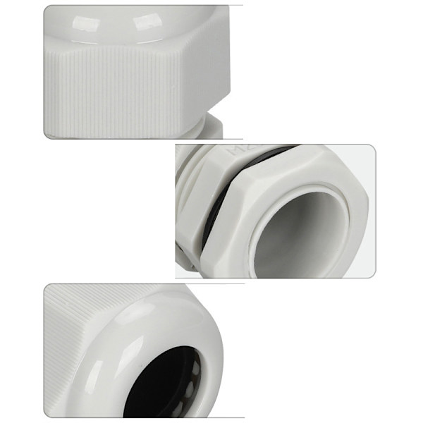 Vattentät kabelgenomföring PA Plast M22×1.5