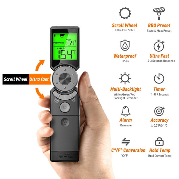 Termometer Kött Digital med Timer