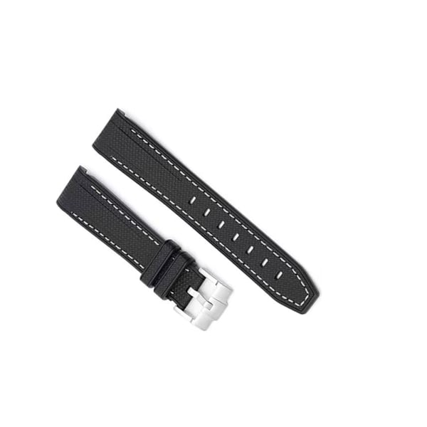 Silikonarmband för Moonswatch Swatch Svart