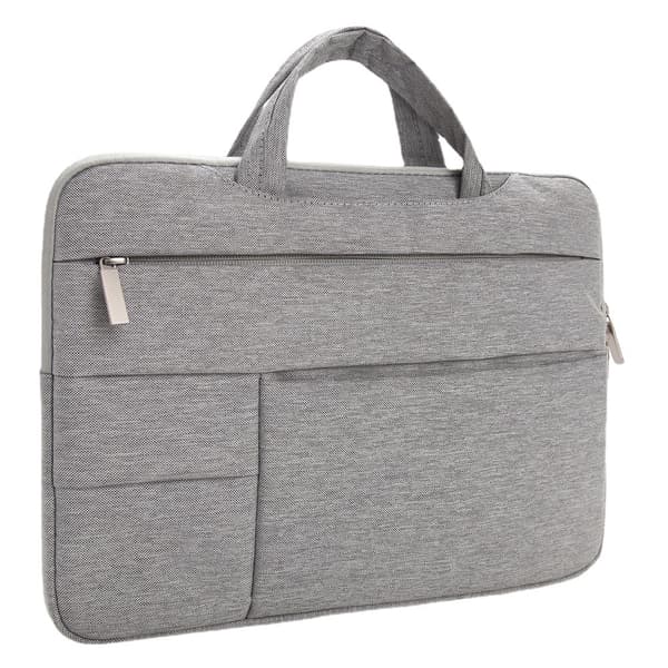 Fodral för bärbar dator, stötsäker skyddande datorbärfodral med framficka Grey S Grey S