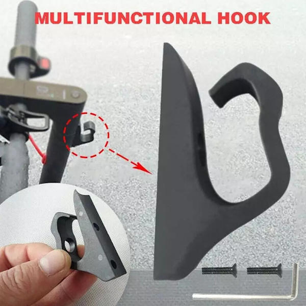 Främre krokhängare till Xiaomi M365/pro elskoter Svart