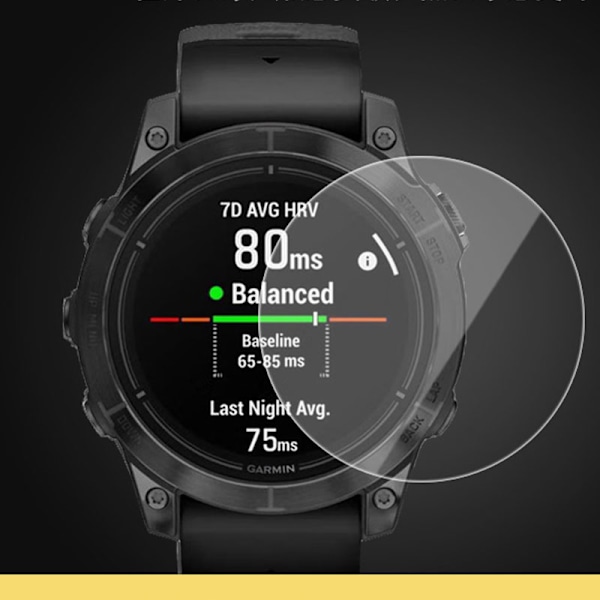 Skærmbeskytter i hærdet glas til Smartwatch (2-pack) Garmin Epix Pro (Gen 2) 47 mm