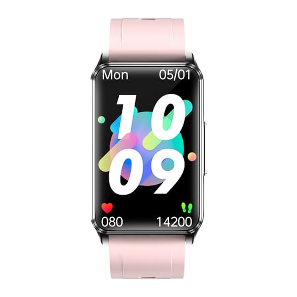 Smartur med EKG, puls, blodilt, søvnmonitor Pink Pink