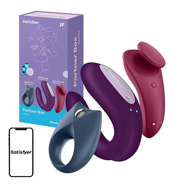 Satisfyer Partner Box 3 par kit med ca