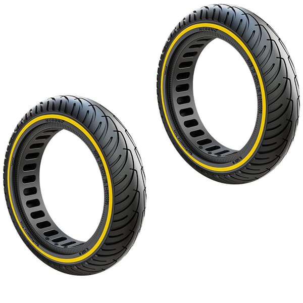 Robust dæk til elektriske scootere - 8,5 tommer Yellow Yellow