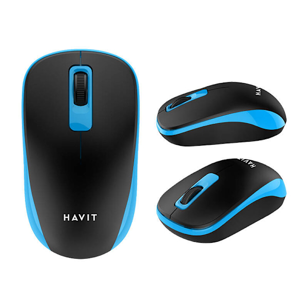 Trådløs mus Havit MS626GT (sort og blå)