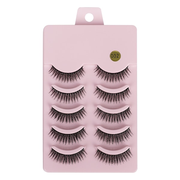 Naughty Devil Pink Eyelashes (5 Pairs)