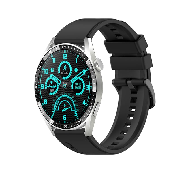 Urrem 20 mm Garmin/Huawei/Samsung Galaxy Watch Sort
