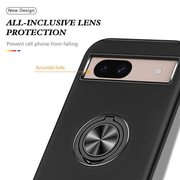 Mobiilikotelo renkaalla Google Pixel 8A:lle